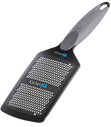 Kitchen IQ Manual Black Extra Fine Grater Non-Stick