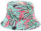 Byos Unisex-Hut, trendig, wendbar, leicht, bedruckt, verstaubar, Outdoor, Wild Fuchsia Flamingo Mint, Einheitsgröße