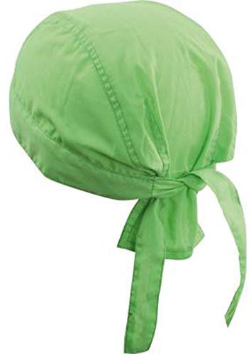 noTrash2003 Design Bandana Cap Mütze Kopftuch für Sport und Freizeit (Lime)