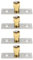 Be In Your Mind Lot de 4 Guides de Porte Coulissante de 10 Mm en Acier Inoxydable pour Porte en Bois Portes Mobiles Portes de Grange en Verre Portes Coulissantes 10 X 14 Mm