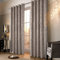 always4u Soft Velvet Curtains 100% Blackout for Window for Bedroom Thermal Gold Foil Printed Shining Luxury Window Treatment Drapes for Living Room 1 Pair Champagne 66 * 72