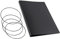 A4+, revolutionäres, nachhaltiges X17-Konzept für Notizbuch Personal Organizer und Terminplaner/Hülle für 3 Hefte! Recyceltes Leder, schwarz, Made in Germany, 17 Jahre Garantie*