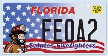 OPO 10 - USA KENNZEICHEN - Replik Metall: Florida (N14)