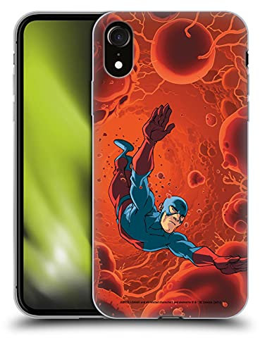 Head Case Designs Offiziell Offizielle Justice League DC Comics The Atom Andere Mitglieder Comic-Kunst Soft Gel Handyhülle Hülle kompatibel mit Apple iPhone XR