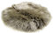 Förster-Fellnest Echt Lammfell Sitzkissen, Stuhlauflage - Warmer braun beige Ton, Rund, Indoor, Erwachsener, Mittelfest, 1 Stück, Kissen