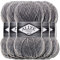 Alize 5 x 100g Superlana Maxi Türkische Premium Wolle Baumwolle und Acryl Uni Handstrickgarne | Yarn | Garn | Strickgarn Einfarbig Baby zum Häkeln Stricken Kleidung Schals (Grey Melange | 21)