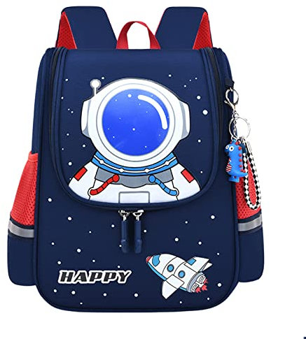 Kinderrucksack, Schulrucksack Mädchen Teenager Schultaschen Junge Daypack Nettes Karikaturmuster Tasche Kinder Tagesrucksack für Schule Fronttasche 3-6 Jahre