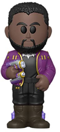 Funko Vinyl SODA: Marvel Friday What If - Starlord T'Challa - 1/6 Odds for Rare Chase Variant - Collectable Vinyl Figure - Gift Idea - Official Merchandise - Toys for Kids & Adults