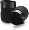 Normcore Pot à lait Barista en acier inoxydable - Compact sans poignée - Pot à lait en acier inoxydable pour cappuccino et latte art - Bec verseur Sharp (600 ml, noir)
