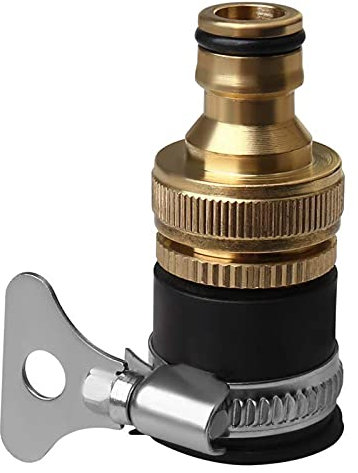 ZORILO Jardín Multi Spray Pistola de riego Manguera Spray 1/2 3/4 Rosca Jardín Accesorio Universal Conector Grifo Boquilla práctica Lavadora Manguera Adaptador de Grifo Cocina Latón rápido