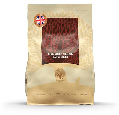 Essential The Beginning Large Breed 2,5 kg | Huhn, Ente, Lachs & Forelle | Getreidefrei Welpenfutter für große Hunde über 15 kg | hoher Fleischanteil | nach dem BOF-Prinzip