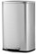 TANGZON 50L/68L Recycling Pedal Bin, Stainless Steel Kitchen Bin with Soft Close Lid, Handle & Non-Slip Base, Fingerprint-Proof Waste Separation Trash Can (50L, with Removable Bucket, Silver)