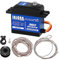 INJORA 35KG Digital Servo Waterproof 360° Rotation 23T 25T Servo Winch Spool for RC Crawler Car Boat Model