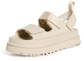 UGG Women's GOLDENGLOW Flat Sandal, SEA Salt, 7