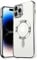 MH TECH Electroplated Case for iPhone 13 Pro Max Camera Lens Full Protection, Compatible with MagSafe Wireless Charging, Shockproof Soft TPU Phone Cover (Silver)