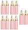 10 x 48 ml Wimpern-Shampoo-Flaschen, Schaumstoffflasche mit Goldpumpe, leer, Reise-Schäumspender für Seife, Shampoo (Gold, Rosa)