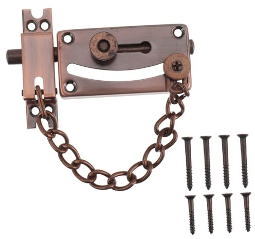 BESTonZON Serratura Antifurto Serratura a Catena Della Porta Serratura a Catena Di Sicurezza Della Porta Forniture Per Bambole Paracatena Detrazione Antifurto Porta Blindata Ferro Da Stiro