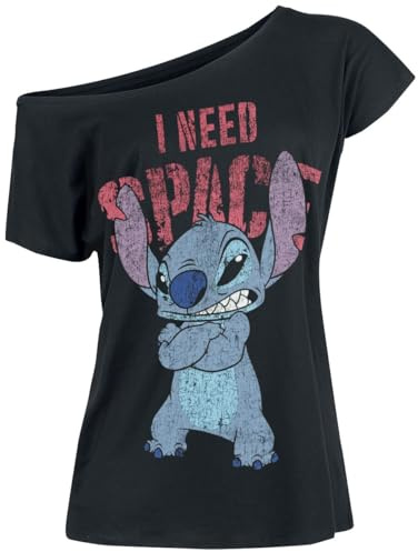 Lilo & Stitch I Need Space Frauen T-Shirt schwarz XXL