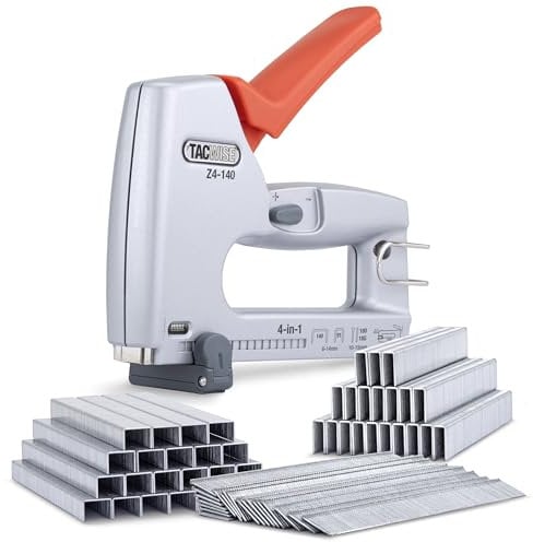 Tacwise 1764 Z4-140 Profi 4-in-1 Handtacker mit 4000 Heftklammern und 2000 Nägel, verwendet Heftklammern des Typs 140 & 91, Nägel des Typs 18G und Serie 180 Stiftnägel