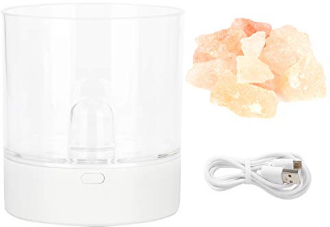 Lámpara De Sal De Cristal, Lámpara De Noche De 7 Colores, Luz Nocturna Para Dormitorio, Sala De Estar, Decoración Del Hogar, Lámpara De Roca De Cristal, Lámparas De Mesa Para Regalos