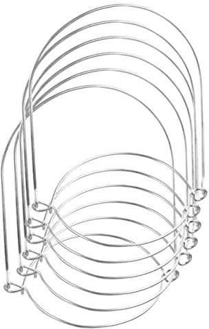 CIYODO 6 Stücke Aufhängungen für Einmachgläser Edelstahl Drahtgriffe für Sicheres Hängen von Mason Jars für Dekoration und Organisation