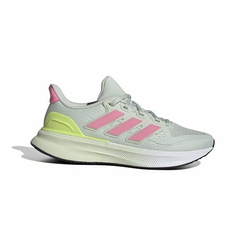 adidas Damen Ultrarun 5 Running Shoes Laufschuhe, Linen Green/Bliss pink/Linen Green
