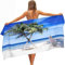 okoikfc 3D Strandtuch 80x160 cm Surfbrett Badetuch Groß Surfbrett Microfaser Handtücher Weich Schnell Trocknen Strandhandtuch Herren Frauen Badetücher, Strandtücher Strandlaken Handtuch A857