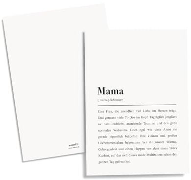 aemmi Mama Definition Postkarte