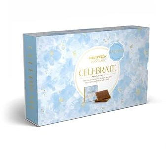 Cioccolatini Maxtris CELEBRATE BIMBO, colore CELESTE, scatola 500g.