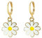 Kinder Ohrringe Mädchen,Goldene Gänseblümchen Earrings für kleine Damen,Hypoallergene Flora-Ohrringe Geschenk,Ver-goldet,Schicke Blüten-Design Creolen,Perfekt für Erste Ohrringe,Party Accessoires