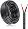 20M/65.6ft 2 * 1.5mm² Electric Cable, 16AWG Electrical Wire, 5V/12V/24V Low Voltage Extension Cable, 2 Core Outdoor Landscape Lighting Tinned Copper Wires, Flexible High Temperature Resistant Cable