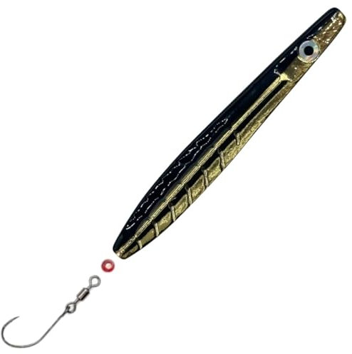 Troutwerk ParaLAXX 5g 6,5cm Inlineblinker - Blinker, Forellenköder, Forellenblinker, Inliner, Inlineköder, Angelköder, Kunstköder, Troutwerk Farbe:Schwarz/Goldfarben