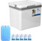 Caja fría aislada - Cajas de Hielo | Grado de Comida para Acampar | Refrigerador de Caja Seca | Cofre de Hielo portátil | Freezer de Caja para enfriamiento Duradero | Lunchbox portátil para Caminata