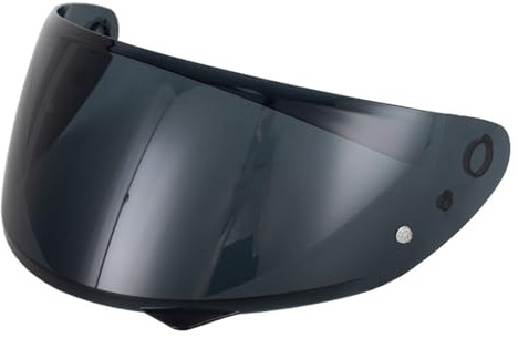XYJTC Motociclo Visiera protettiva for casco da moto, parabrezza, for HJC C10 HJ-34P, con predisposizione for Pinlock, visiera di ricambio colorata(Dark Smoke)