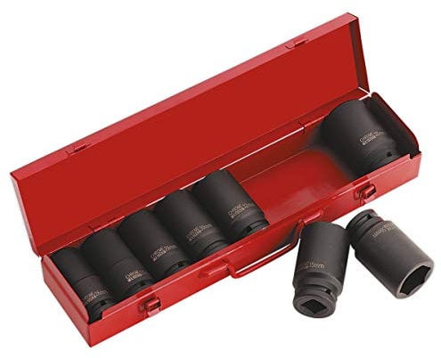 Sealey Ak80/9M Impact Socket Set 8Pc 3/4Sq Drive Deep Metric