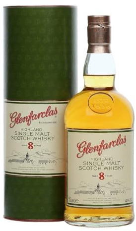 Glenfarclas,Single Highland Malt 8 Jahre, Schottland 0,7 l von Glenfarclas