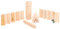 Kubb Schwedenschach aus Holz | Lustiges Outdoor-Wurfspiel für Strand & Garten | König, Wikinger & Co aus Kiefernholz