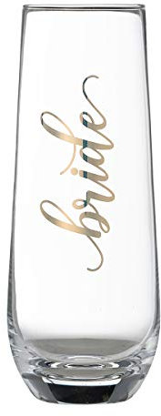 Lillian Rose G116 BR Gold Bride Verre à champagne sans pied