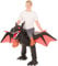 Morph MCKROIBD Ride Kostüm Kind Schwarzer Drache Kinder Einheitsgröße