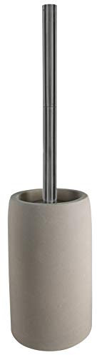 Spirella WC Bürste Toilettenbürste Klobürste Gemma Steingut 11 x 44,5 cm-Beige, Grey, Unique