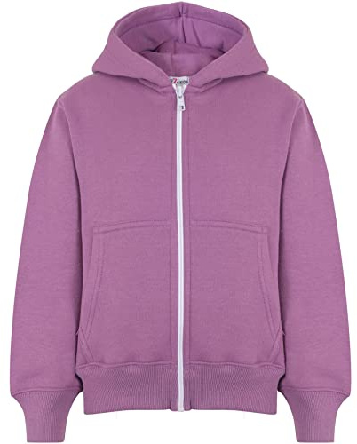A2Z 4 Kids Girls Boys Classic Plain Tie Dye Print Full Zip Up Hooded Zipper Top Jacket Warm Zipped Coat Long Sleeve PE School Sweat Hoodie Casual Fashion Children Unisex Size 2-13 Years