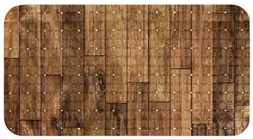 Badewanne Antirutschmatte Baby Badewannenmatte Antirutschmatte mit Saugnäpfen Braun Holz Badezimmer Badewannen Massage Duschmatte