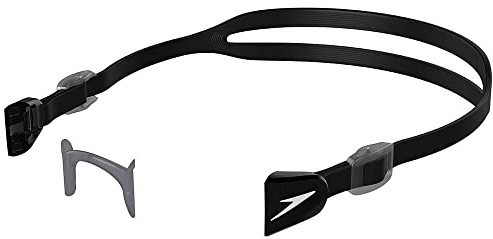 Speedo Unisex Erwachsene Mariner Pro Optical Kit Schwimmbrille, Schwarz/Silber, Einheitsgröße