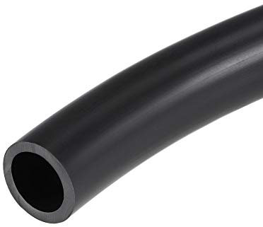 sourcing map Lubricación Aceite Manguera, 15mm ID x 20mm OD 3.3 Pies Goma Agua Manguera Tubería Negro