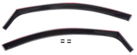 SCOUTT | GP Windabweiser Regenabweiser Passend Für Doblo ab 2010, Schwarz, Getönt, Set 2-Teilig, Aerodynamisch, Acrylglas