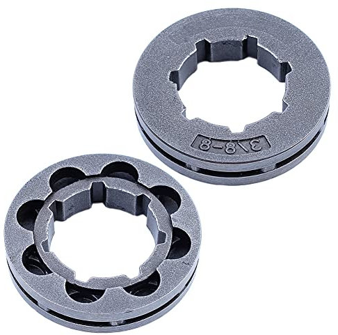 Gubeter 3/8 8T Rim Sprocket Kit, para Husqvarna 362 365 371 372 385 390 394 395 Motosierra, 00006421216, para Oregon #22273