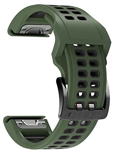 IOTUP 22 26 mm reloj inteligente hombres correa para Garmin Fenix 7 7X 6 6X Pro 5X 5 Plus Epix liberación rápida oficial pulsera de silicona reloj, For Vertix 2, Agate