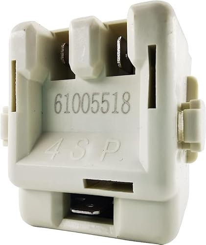 CHACCI Relay and Overload 61005518 Refrigerator Replacement Part by- Exact Fit for Whirlpool Maytag Refrigerators - Replaces 12002782 1194680 AP4009659 PS200405