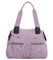 YANAIER Damen Handtasche Schultertasche Leicht Multi-Taschen Umhängetasche Shopper Tasche für Lässige Reisen Schule Hellviolett
