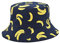 UnoSheng Herren Sommer Hut Obst Fischerhut Damen Baumwolle Koreanischer Sommerhut Herren Reise Strand Doppelseitiger Topfhut Football Gadgets (Navy, One Size)